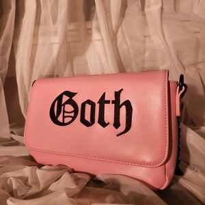 Blackcraft Cult Pink Goth Crossbody Bag